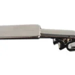 Lee Factory Rifle Crimp Die, silver metal die shown from the side