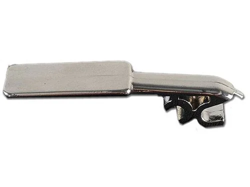 Lee Factory Rifle Crimp Die, silver metal die shown from the side