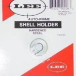 Lee Auto Prime Shell Holder #6, round silver shell holder in red and white retail packaging