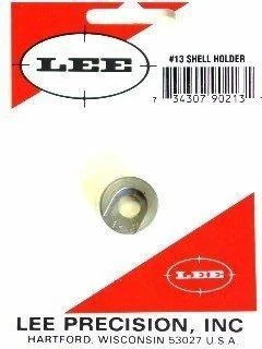 Lee Auto Prime Shell Holder #13, silver shell holder on red and white branded card