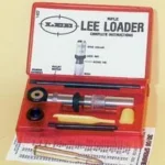 Lee Classic Loader, open red case showing silver handloading tools and instruction sheet