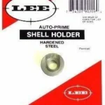 Lee Auto Prime Shell Holder #9, silver holder displayed in red and white retail packaging