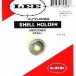 Lee Auto Prime Shell Holder #8, round metal holder on red and white retail card