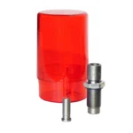 Lee Sizing Kit .278, red plastic container beside silver sizing components