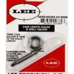 Lee Case Length Gage and Shell Holder .243 WSSM in red and white retail blister packaging