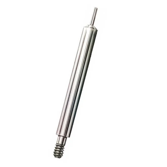 primary-39525 Lee Special Case Length Gauge, silver metal gauge shown diagonally with threaded end