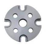 Lee Pro 4000 Shell Plate #11 silver metal plate, top view with circular holes and edge cutouts
