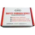 Lee Safety Powder Scale in white and red retail box, front view