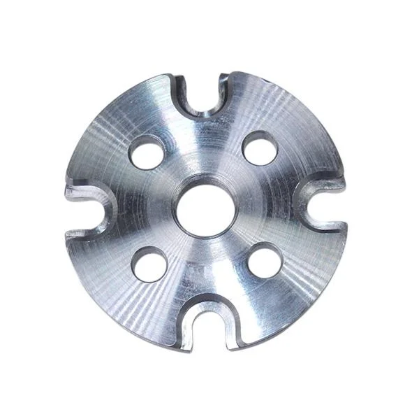 Lee Pro 4000 shell plate #7, round silver plate with central and perimeter openings