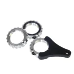 Lee Ultimate Lock Rings, three silver rings with black adjustment wrench
