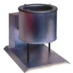Lee Magnum Melter Furnace dark metal furnace with round open pot on a square base