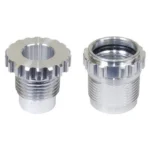Lee Bullet Sizer Kit, two silver threaded components shown upright at an angle