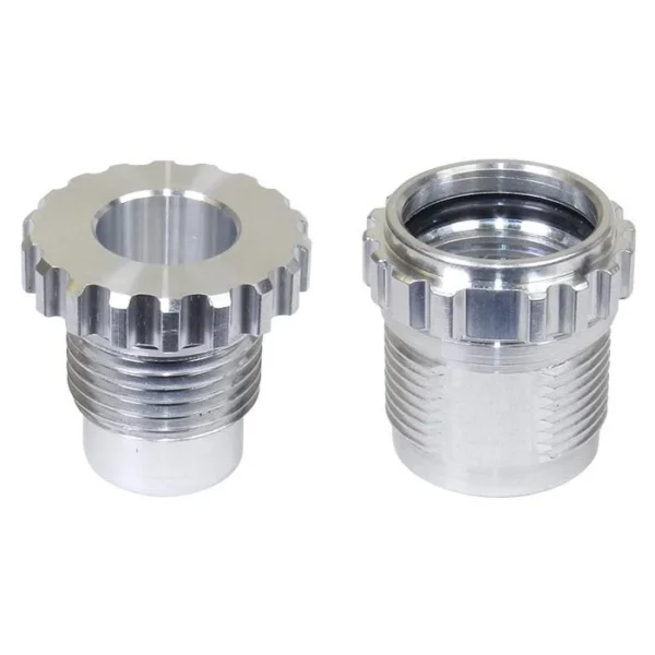 Lee Bullet Sizer Kit, two silver threaded components shown upright at an angle