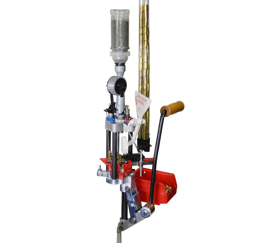 primary-39812 Lee Precision 223 REM PRO 4000 PRESS KIT, front view with red base and black handle