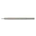 Lee Decapper Heavy Duty, side view of a long silver decapping rod with narrow tip