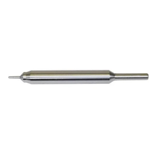 Lee Decapper Heavy Duty 40 Cal Guided, polished metal side view with stepped shaft and pin