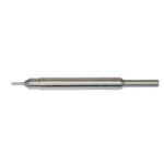 Lee Decapper Heavy Duty 22 Cal Guided, side view of silver decapping tool with pointed tip