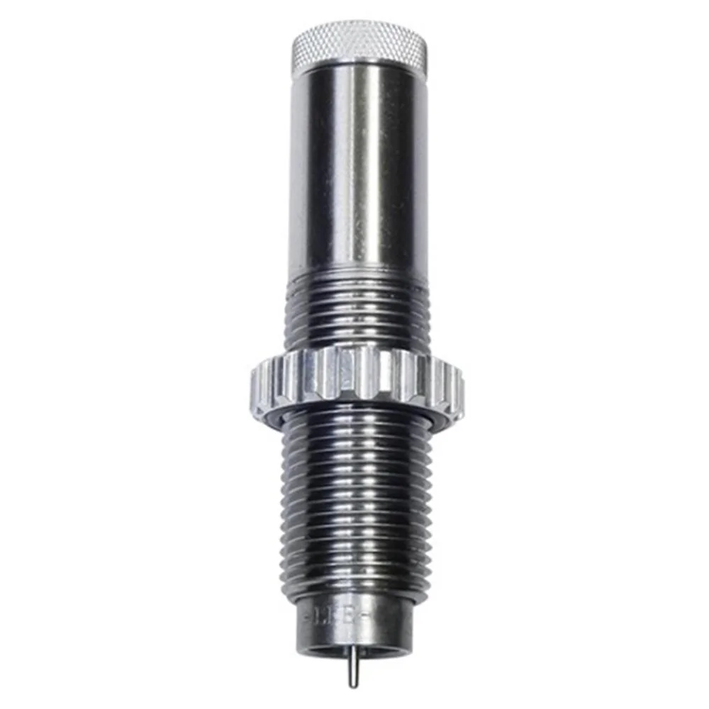 primary-39862 Lee Collet Neck Sizing Die Only 300 PRC front view with threaded body and knurled cap