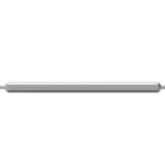 Lee Double Ended Pistol Decapper, silver rod with hooked tips, side view