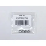 Lee Inline BF Replacement Balls .22 cal, clear labeled bag containing six silver balls