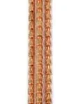 Lee Inline Bullet Feed Kit, upright clear orange tube filled with bullets and metal base