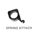 Lee Spring Attach for Select Lee Presses, black circular bracket with hooked end