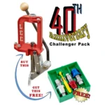 Lee Precision Lee Challenger III Single Stage Press 40th Anniversary Pack with Breech Carb 3-Die Set 9mm Luger
