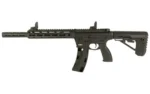RETAY RA1522 black rifle, right-side view with ventilated handguard and adjustable stock