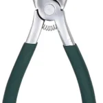 LEM Products Silver Skin Knife Kit, silver pliers with pointed jaws and green handles