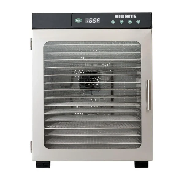 LEM Products LEM BigBite 16-Tray Stainless Steel Dehydrator