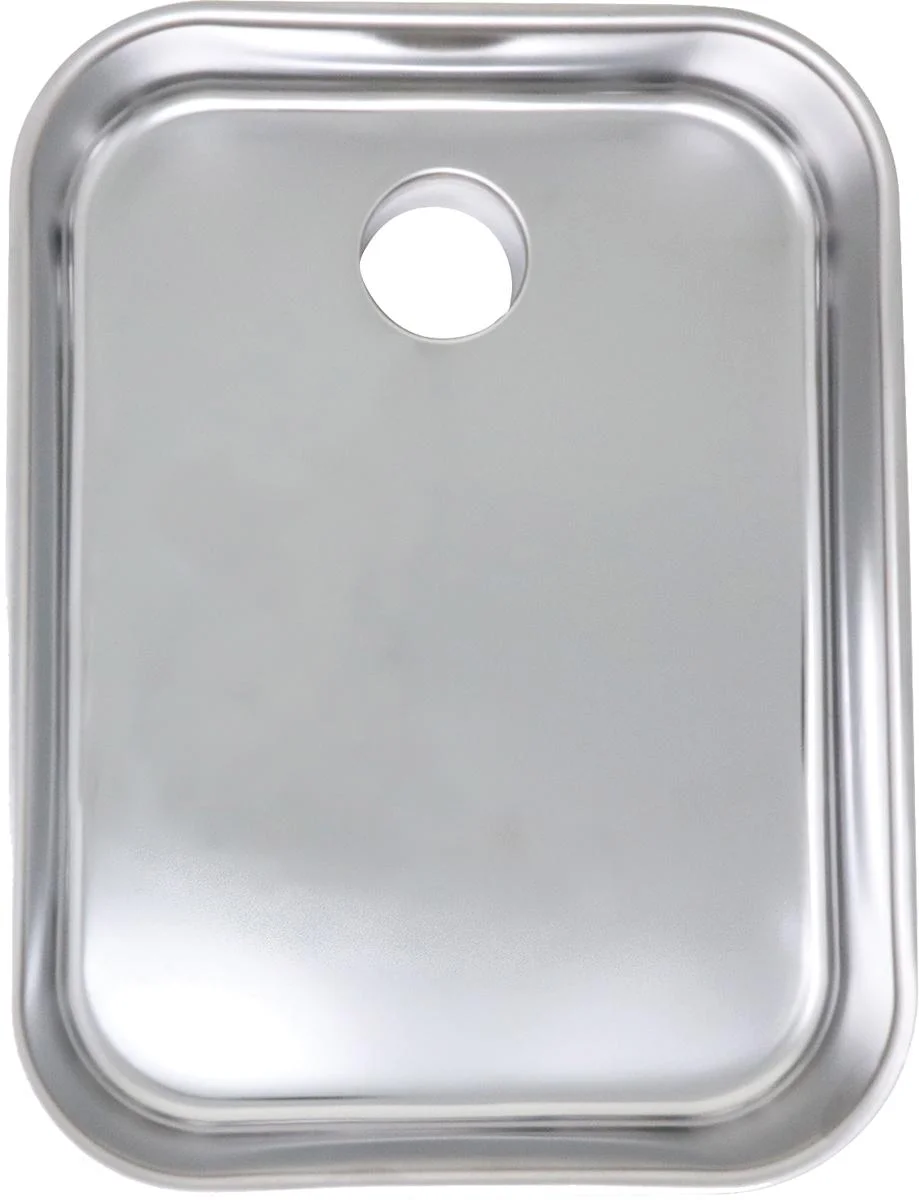primary-40191 LEM Products #8 Big Bite Electric Grinder, top view of stainless steel tray with round opening