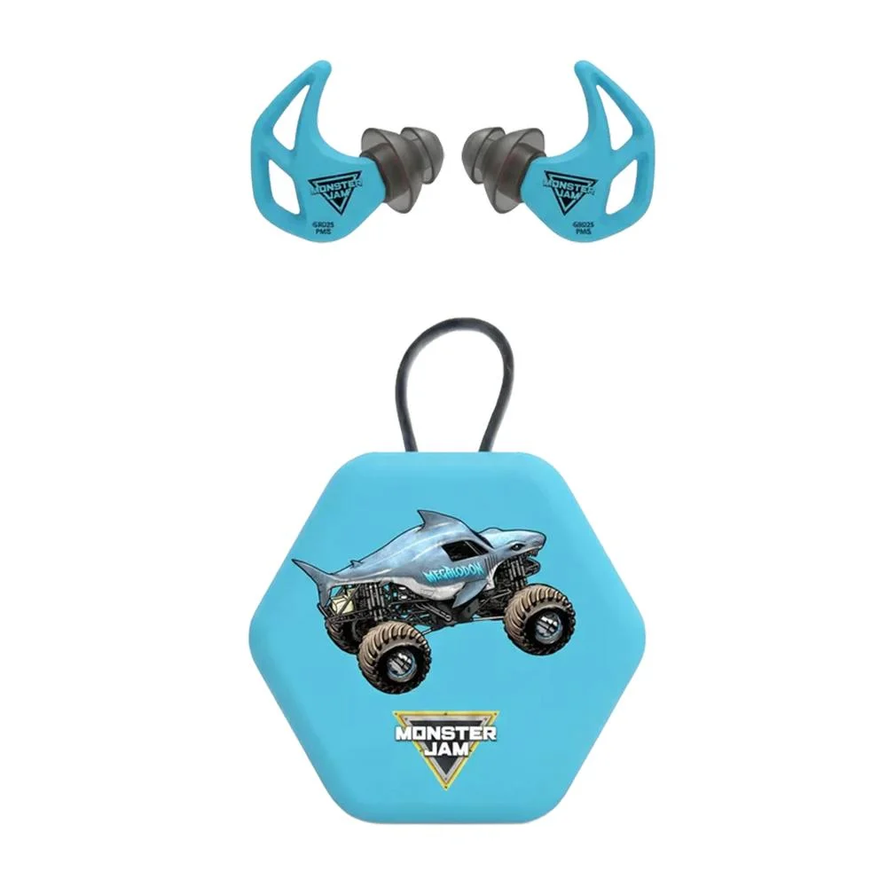 primary-40234 Axil Monster Jam X20 Ear Plugs 17dB or 19dB Megalodon Blue