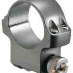 Ruger Steel Scope Ring - Single 4KTG, target grey angled view with mounting screw