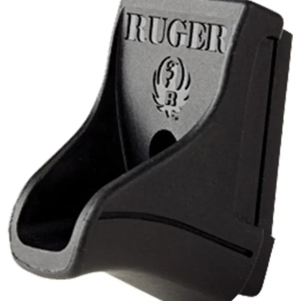 Ruger Finger Extension For SR9C & SR40C black polymer extension with embossed Ruger logo