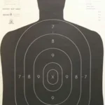 Speedwell Targets Speedwell Official NRA Police Qualification Silhouette Police Silhouette - Black - 200/Pack