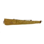 Boyt Signature Series Shotgun Case, khaki right-side view with handles and shoulder strap