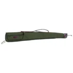 Boyt Signature Series Shotgun Case, olive drab side view with handles, zipper and end loop