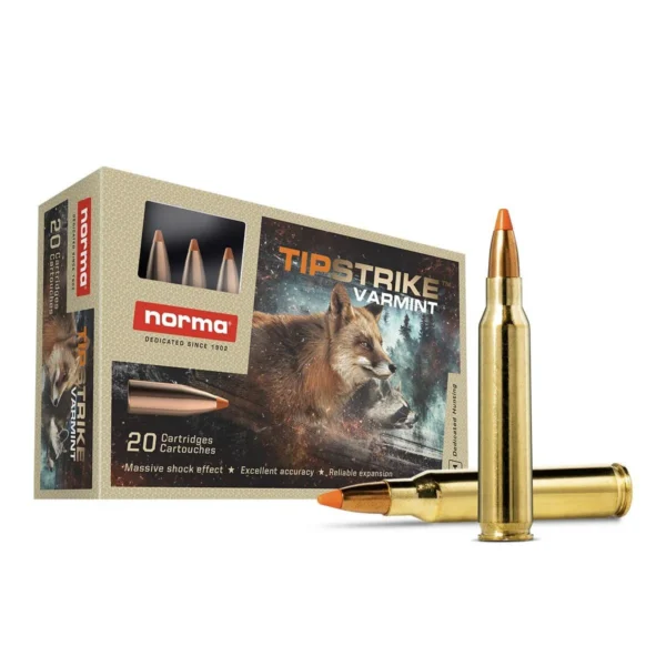 Norma Ammunition Norma TipStrike Rifle Ammunition .223 Rem 55gr PT 3215 fps 20/ct