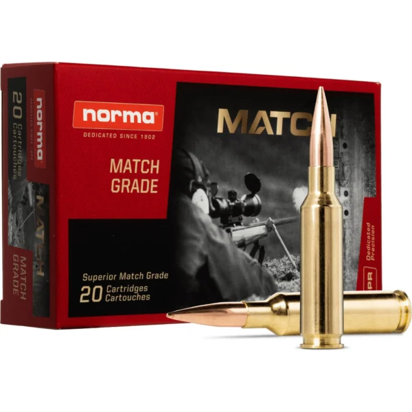Norma Ammunition Norma Golden Target Rifle Ammunition 6.5 Creedmoor 130gr BTHP 2851 fps 20/ct