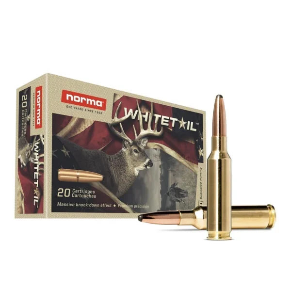 Norma Ammunition Norma WhiteTail Rifle Ammunition 6.5 Creedmoor 140gr PSP 2657 fps 20/ct