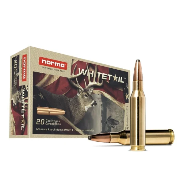 Norma Ammunition Norma WhiteTail Rifle Ammunition 7mm-08 Rem 150gr PSP 2756 fps 20/ct