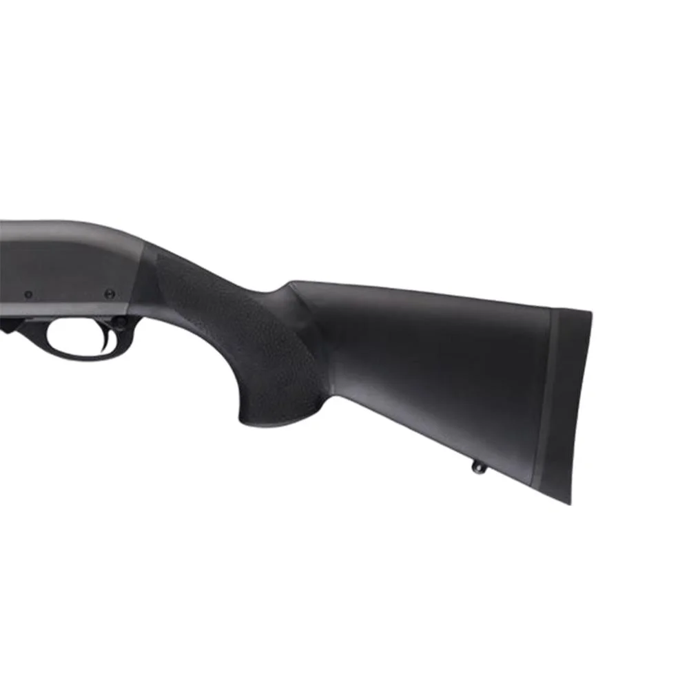 primary-40366 Hogue Shotgun Stock for Remington 870, black right-side view with grip and trigger area