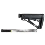 Hogue Inc. Hogue AR-15/M-16 OM Collapsible Buttstock Assembly with Buffer Tube and Hardware-Black Rubber