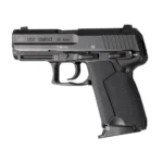 Hogue Wrapter H&K USP Compact adhesive grip, black rubber block texture in side view