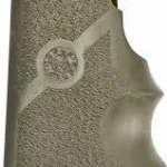 Hogue Inc. RUBBER OFFICER'S OD GREEN W/FG