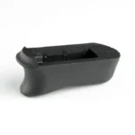 Hogue Inc. Kimber Micro 9 Rubber Magazine Extended Base Pad, black angled top view