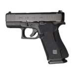 Hogue Wrapter Glock 43x/48 adhesive grip, black rubber grain texture shown in side view