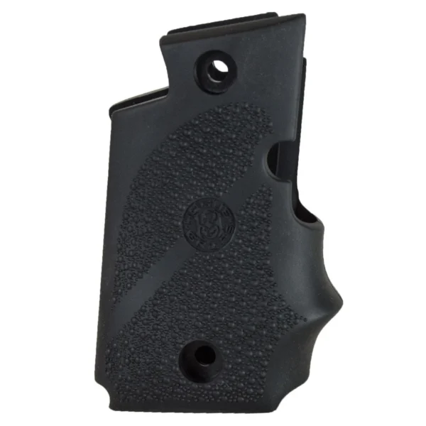 Hogue Ambi Safety Rubber Grip, black side view with textured surface and finger grooves