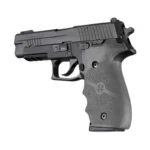 Hogue Overmolded Rubber Grip for Sig Sauer P226 in slate grey with finger grooves