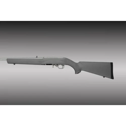 primary-40450 Hogue Inc. Hoge Rubber Overmolded Stock with Standard Barrel Channel for Ruger 10-22 Slate Grey